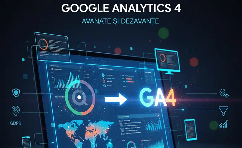 Avantajele și Dezavantajele Google Analytics 4 (GA4)