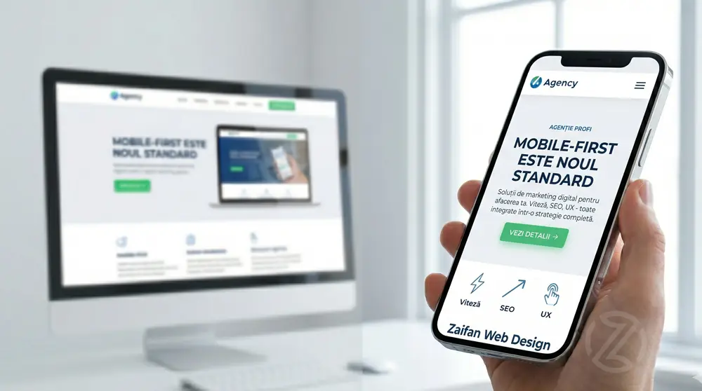 Mobile-First: De ce site-ul tău trebuie să arate impecabil pe telefon înainte de desktop
