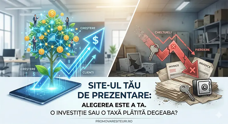Site-ul tău de prezentare este o investiție sau doar o „taxă” pe care ai plătit-o degeaba?