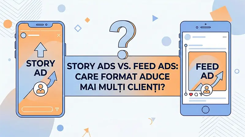 Story Ads vs. Feed Ads: Care format îți aduce mai mulți clienți (lead-uri)?