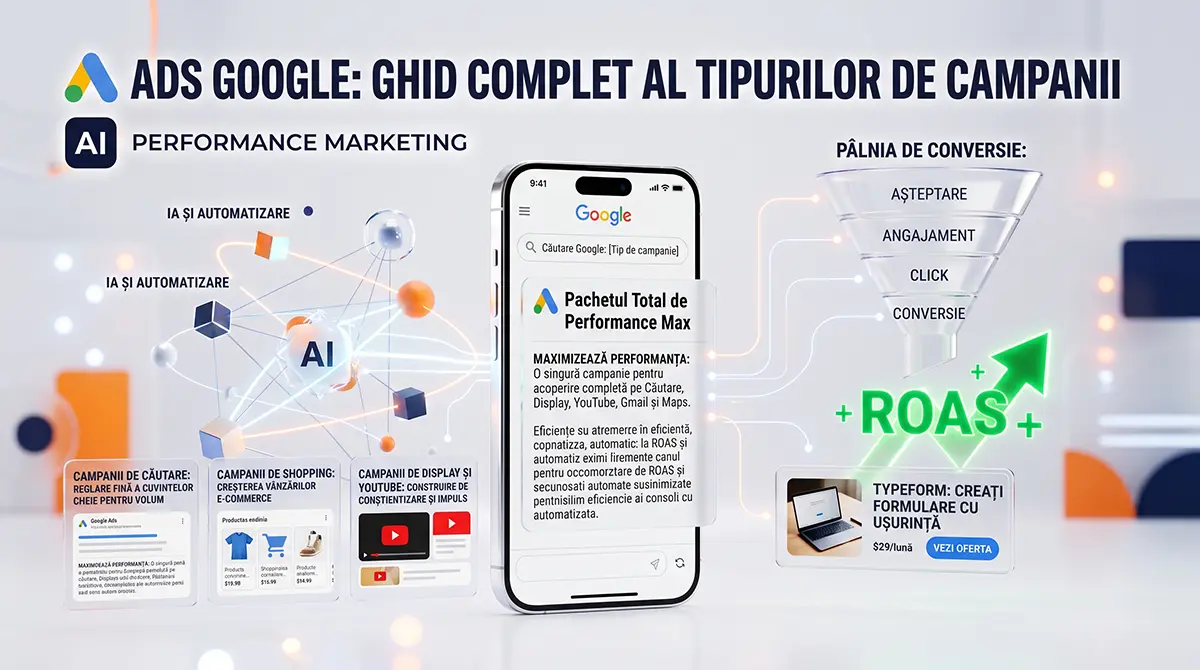 Tipuri de campanii de promovare Google - ghid complet